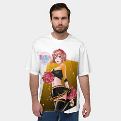 Футболка оверсайз мужская Saeri Doki Doki LiteratureClub, цвет: 3D-принт — фото 2