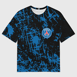 Футболка оверсайз мужская Пари Сен-Жермен Paris Saint-German, цвет: 3D-принт