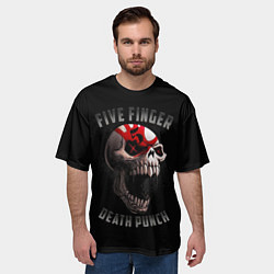 Футболка оверсайз мужская Five Finger Death Punch 5FDP, цвет: 3D-принт — фото 2