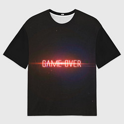 Мужская футболка оверсайз Game Over