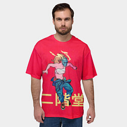 Футболка оверсайз мужская Никадо, цвет: 3D-принт — фото 2