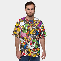 Футболка оверсайз мужская Capcom World, цвет: 3D-принт — фото 2