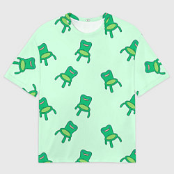 Мужская футболка оверсайз Froggy crossing