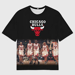 Мужская футболка оверсайз CHICAGO BULLS 3