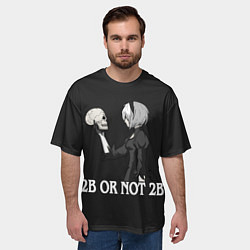 Футболка оверсайз мужская 2B OR NOT 2B, цвет: 3D-принт — фото 2
