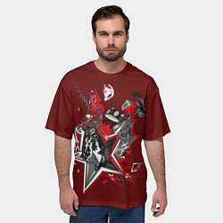 Футболка оверсайз мужская Mask of Ren, цвет: 3D-принт — фото 2