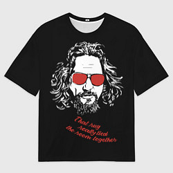 Мужская футболка оверсайз Большой Лебовский