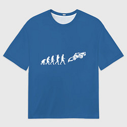 Футболка оверсайз мужская Rocket evolution, цвет: 3D-принт