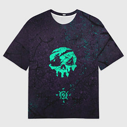 Футболка оверсайз мужская Пиратский знак, цвет: 3D-принт