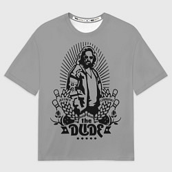 Мужская футболка оверсайз The dude