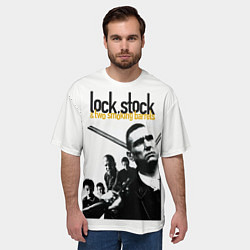 Футболка оверсайз мужская Карты, деньги, два ствола, цвет: 3D-принт — фото 2