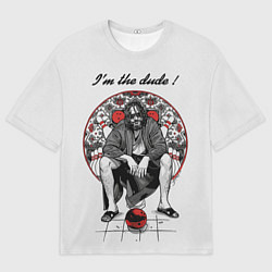 Мужская футболка оверсайз I am the dude!