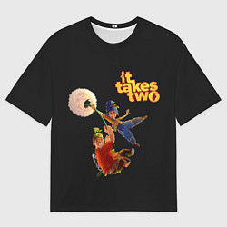 Футболка оверсайз мужская It Takes Two Dandelion, цвет: 3D-принт