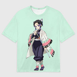 Футболка оверсайз мужская Шинобу Кочо, Столб Насекомого, цвет: 3D-принт