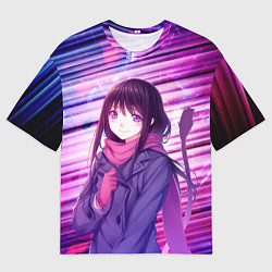 Футболка оверсайз мужская Бездомный бог Хиёри, цвет: 3D-принт