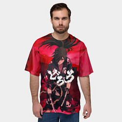 Футболка оверсайз мужская Dororo Poster Дороро Постер Z, цвет: 3D-принт — фото 2