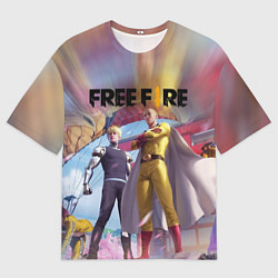 Мужская футболка оверсайз FREEFIRE САЙТАМА Z