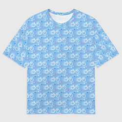 Футболка оверсайз мужская ВелоСпорт, цвет: 3D-принт