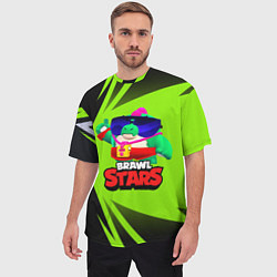 Футболка оверсайз мужская Базз Buzz Brawl Stars, цвет: 3D-принт — фото 2