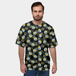 Футболка оверсайз мужская Волейбол, цвет: 3D-принт — фото 2