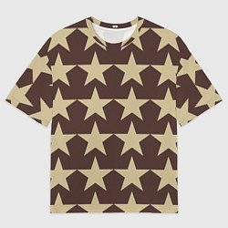 Футболка оверсайз мужская Шампанские звёзды, цвет: 3D-принт