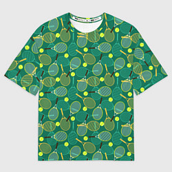 Футболка оверсайз мужская Большой Теннис, цвет: 3D-принт