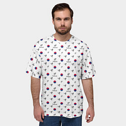 Футболка оверсайз мужская Taekwondo, цвет: 3D-принт — фото 2