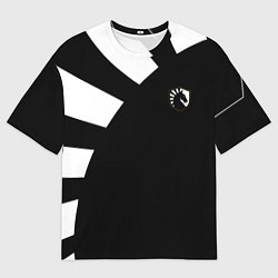 Футболка оверсайз мужская Team Liquid Black Jersey pro 202223, цвет: 3D-принт