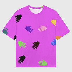 Футболка оверсайз мужская Всё в твоих руках, цвет: 3D-принт