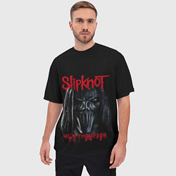 Футболка оверсайз мужская MICK THOMPSON SLIPKNOT СЛИПКНОТ Z, цвет: 3D-принт — фото 2