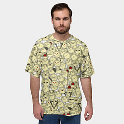 Футболка оверсайз мужская Пельмени, цвет: 3D-принт — фото 2