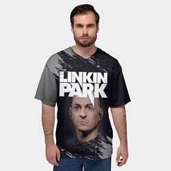 Футболка оверсайз мужская ЧЕСТЕР ЛИНКИН ПАРК Z, цвет: 3D-принт — фото 2