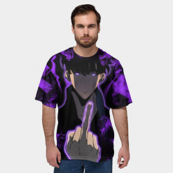 Футболка оверсайз мужская Сон Джин-Ву: Отвали!, цвет: 3D-принт — фото 2