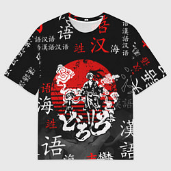 Футболка оверсайз мужская ДОРОРО DORORO АНИМЕ, цвет: 3D-принт