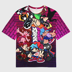 Футболка оверсайз мужская ВСЕ ПЕРСОНАЖИ ИЗ ИГРЫ, цвет: 3D-принт