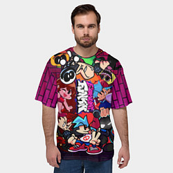 Футболка оверсайз мужская ВСЕ ПЕРСОНАЖИ ИЗ ИГРЫ, цвет: 3D-принт — фото 2