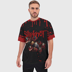 Футболка оверсайз мужская SLIPKNOT СЛИПКНОТ Z, цвет: 3D-принт — фото 2