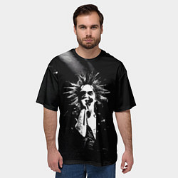 Футболка оверсайз мужская Горшок на концерте, цвет: 3D-принт — фото 2