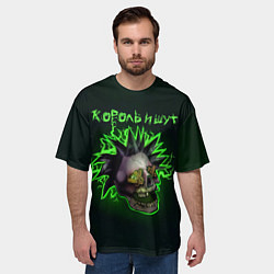 Футболка оверсайз мужская Король и Шут ГОРШОК, цвет: 3D-принт — фото 2