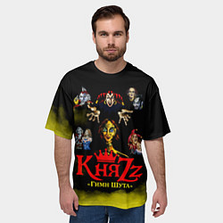 Футболка оверсайз мужская КНЯZZ Гимн Шута, цвет: 3D-принт — фото 2