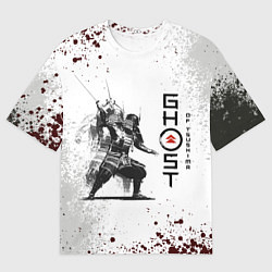 Мужская футболка оверсайз Ghost of Tsushim Призрак Цусима Z