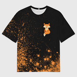 Футболка оверсайз мужская Foxy - Paint, цвет: 3D-принт