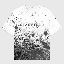 Мужская футболка оверсайз Starfield - Powder