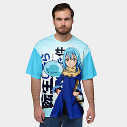Футболка оверсайз мужская Римуру Темпест, TenSura, цвет: 3D-принт — фото 2