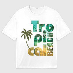 Футболка оверсайз мужская Лето, цвет: 3D-принт