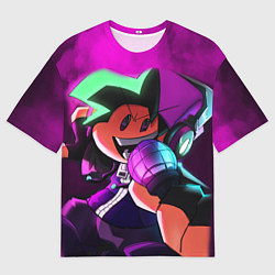 Футболка оверсайз мужская Бойфренд Boyfriend FNF, цвет: 3D-принт