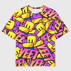 Мужская футболка оверсайз ROBLOX РОБЛОКС YEET