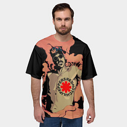 Футболка оверсайз мужская RED HOT CHILI PEPPERS РЕД ХОТ ЧИЛИ ПЕППЕРС Z, цвет: 3D-принт — фото 2