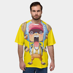 Футболка оверсайз мужская Тони Тони Чоппер, цвет: 3D-принт — фото 2