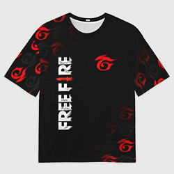 Футболка оверсайз мужская GARENA FREE FIRE, цвет: 3D-принт
